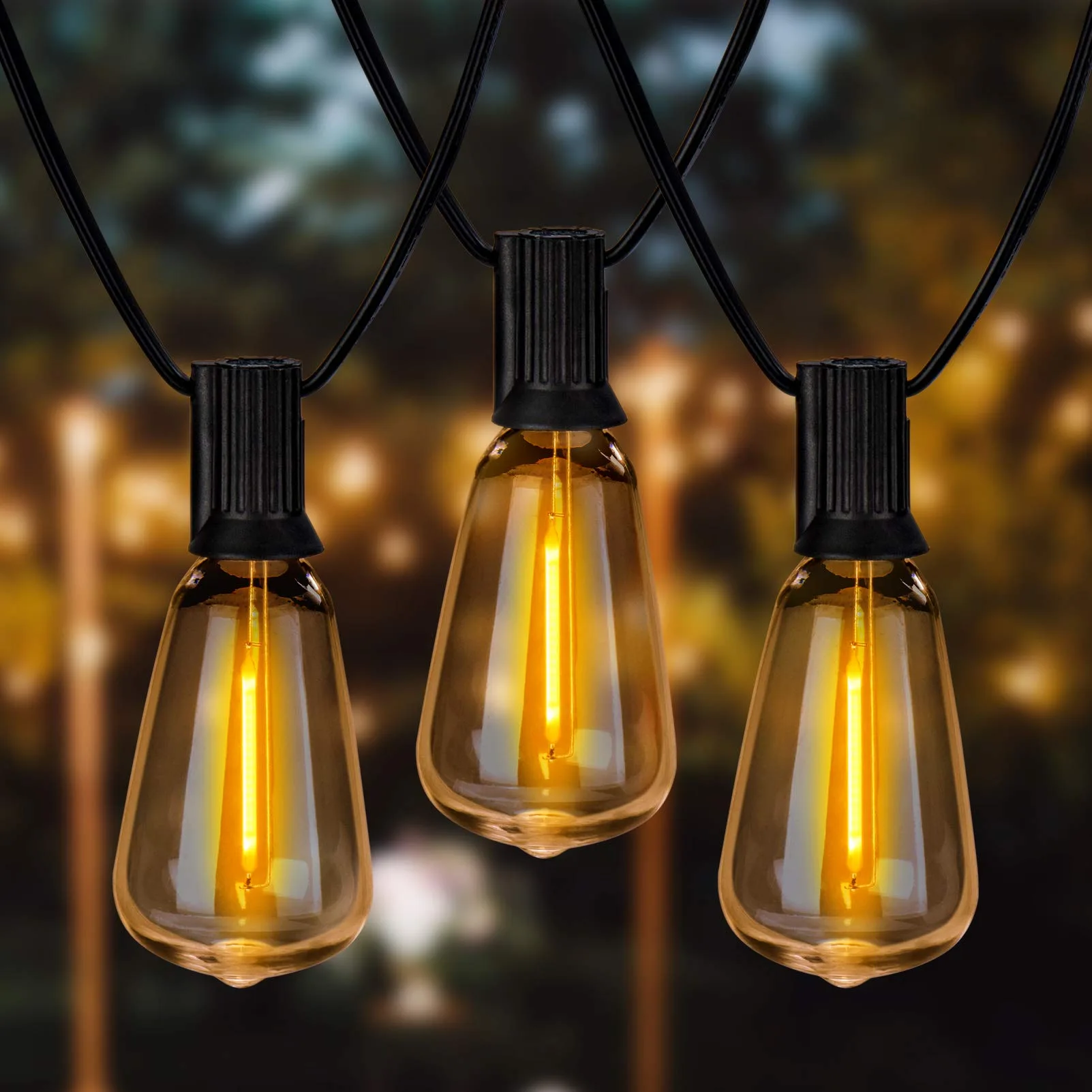 Enbrighten 36ft LED Vintage String Lights