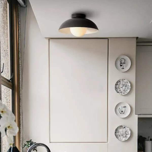 Globe Electric Ashe 3-Light Flush Mount Ceiling Light image 2