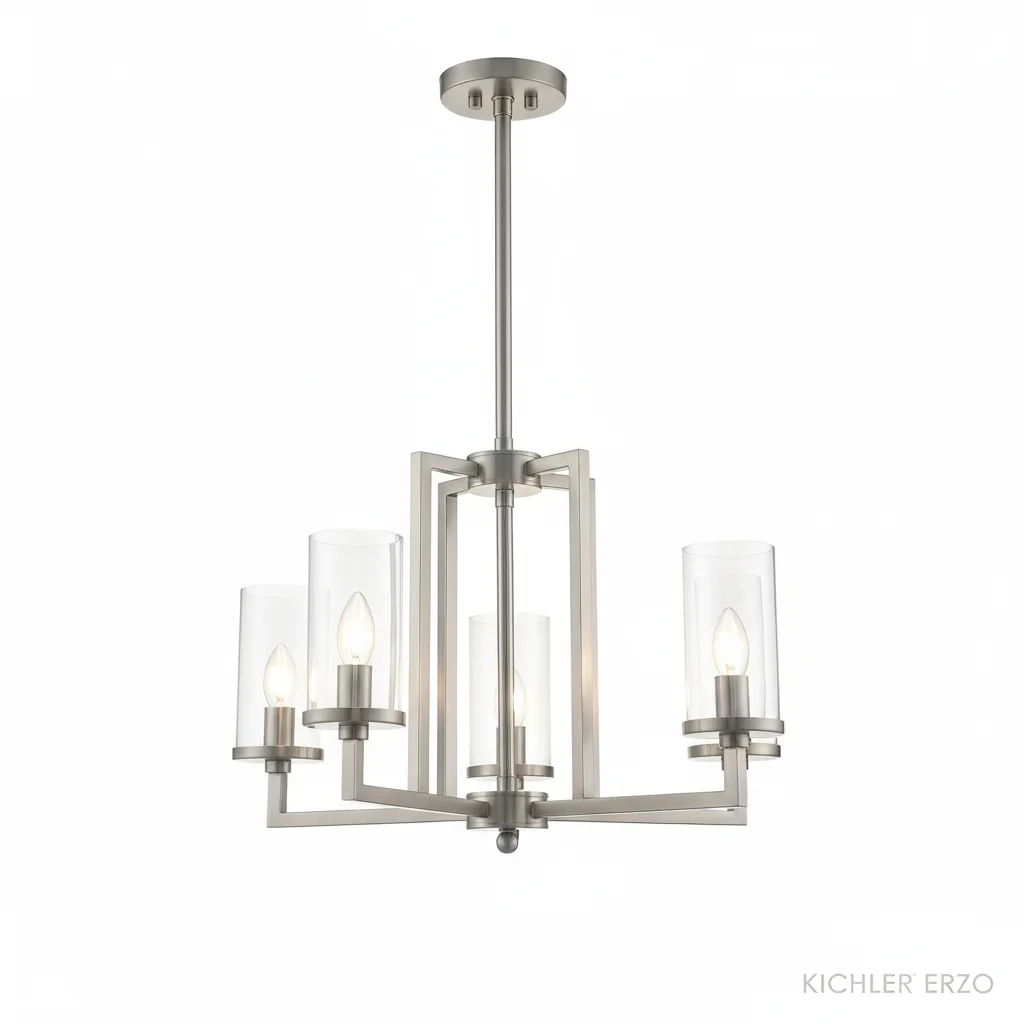 Kichler Erzo 5-Light Chandelier Brushed Nickel