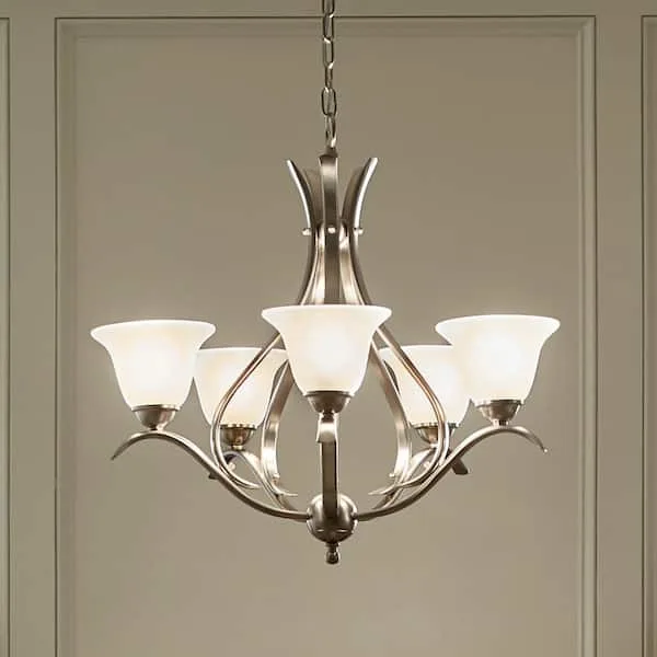 Kichler Erzo 5-Light Chandelier Brushed Nickel image 3