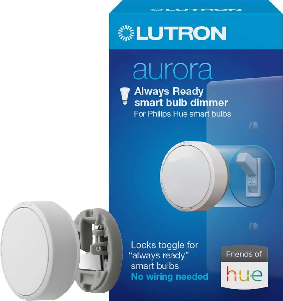 Lutron Aurora Smart Dimmer Switch for Hue