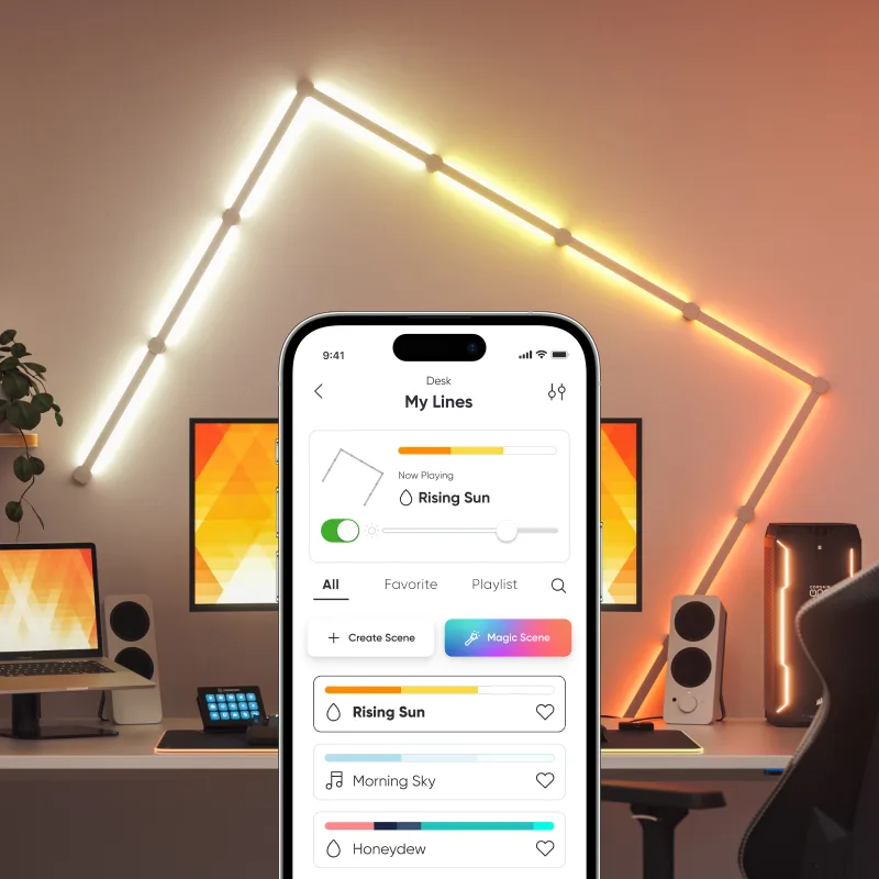 Nanoleaf Lines Squared Starter Kit 9 Lines