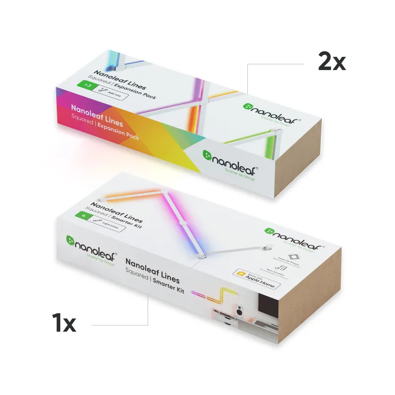 Nanoleaf Lines Squared Starter Kit 9 Lines image 2
