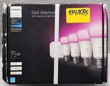 Philips Hue White and Color Ambiance A19 Starter Kit image 2