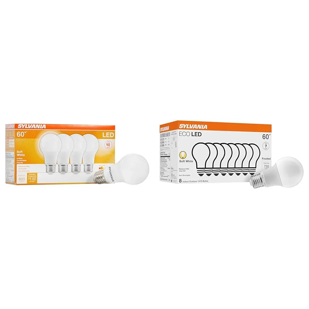 Sylvania ECO LED A19 Soft White 2700K 8-Pack image 2
